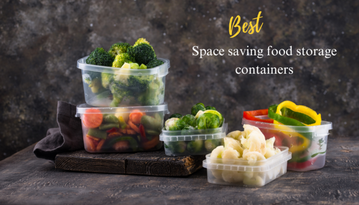 Space saving food storage containers v2