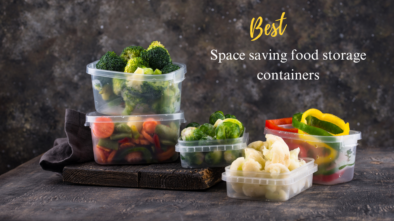 Space saving food storage containers v2